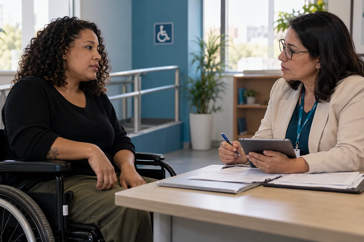 Pessoa com deficiência conversa sobre os critérios do BPC