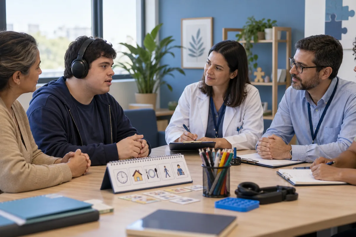 Pessoa autista participa de avaliação multiprofissional do BPC