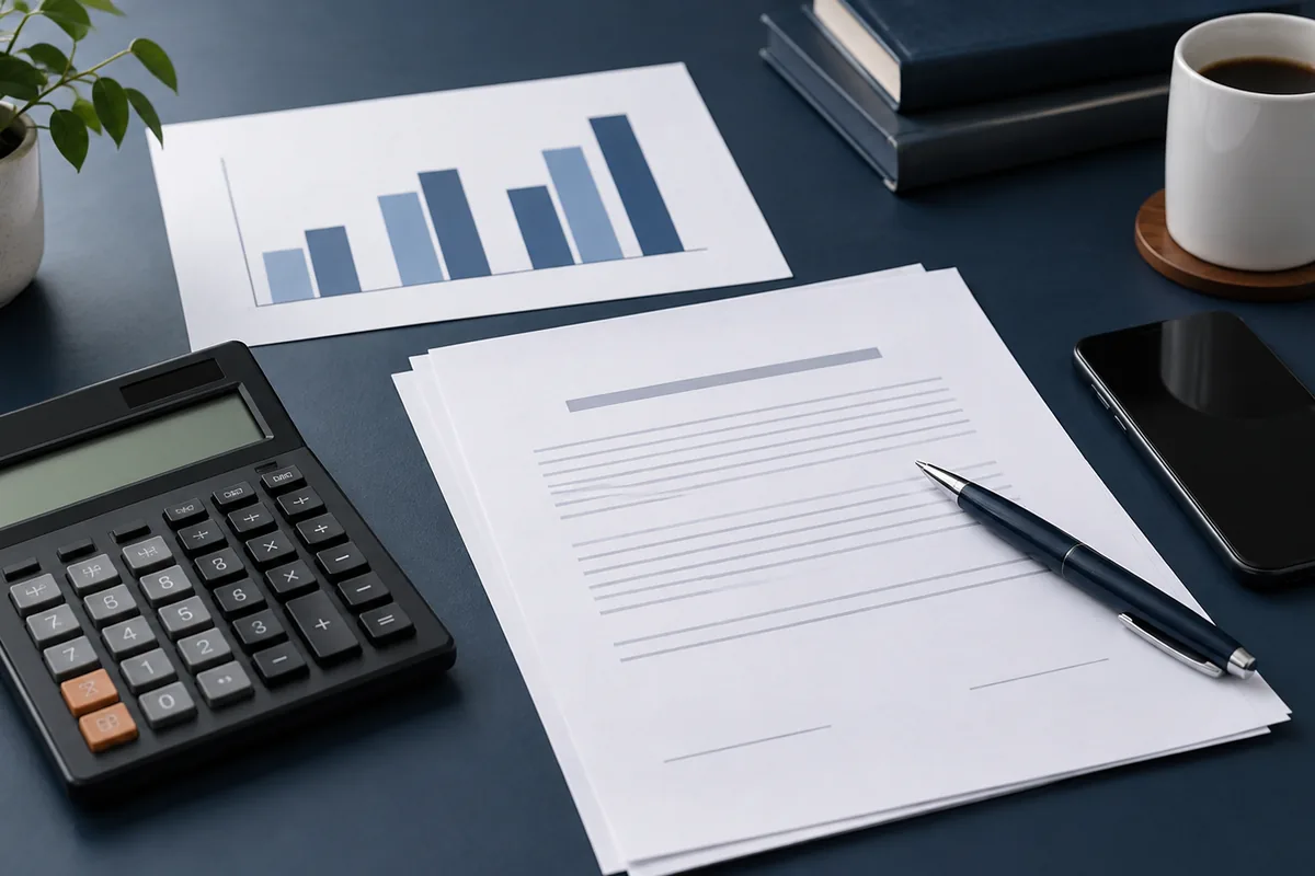 Calculadora, contrato e gráfico para comparar operações de crédito
