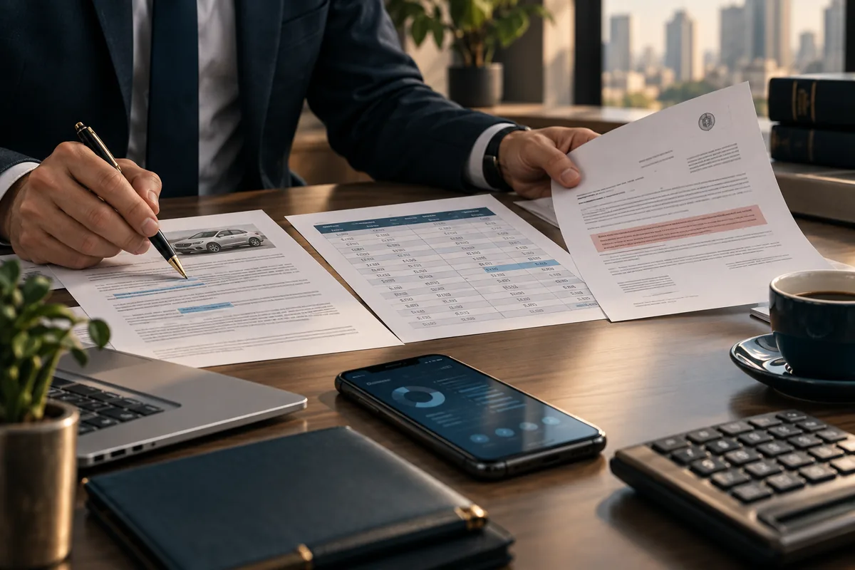Documentos e cálculo para restituição de consórcio