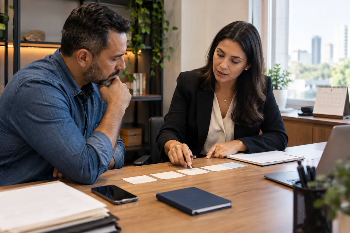 Trabalhador e advogada organizam fatos do vínculo de emprego