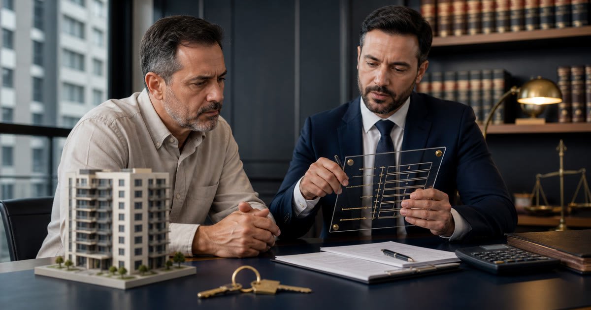 Proprietário e advogado conferem custos de processo de despejo