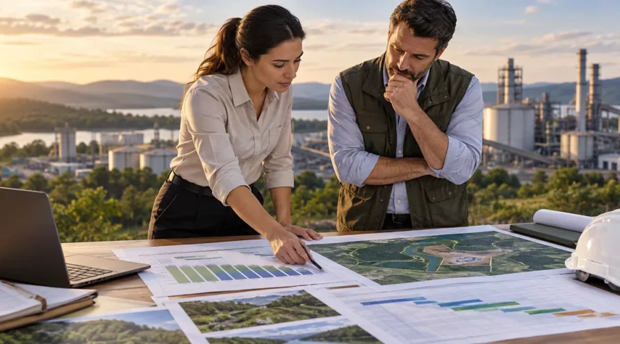 Consultores analisam custos e cronograma de licenciamento ambiental