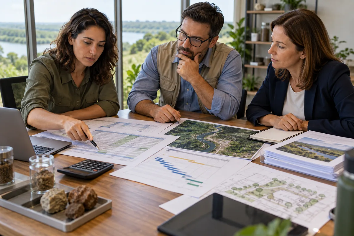 Equipe calcula custos de estudos e cronograma do licenciamento ambiental