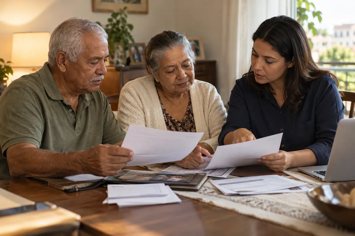Família confere provas de dependência econômica para o INSS