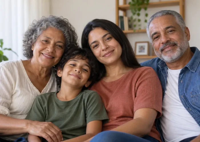 Família multigeracional representa dependentes da pensão por morte