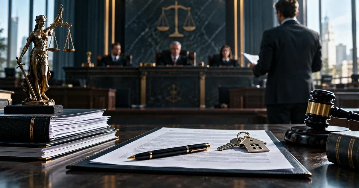 Advogado sustenta recurso em ação de despejo perante tribunal