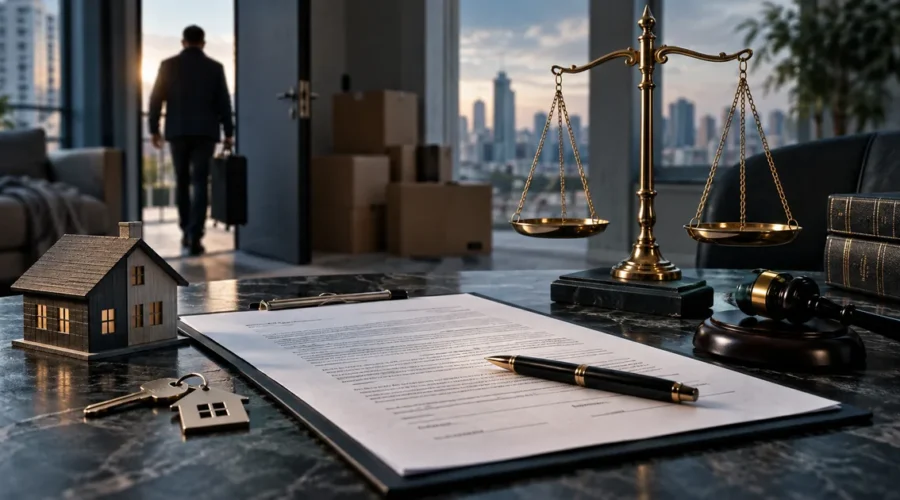 Contrato de locação, imóvel e justiça em cálculo de ação de despejo