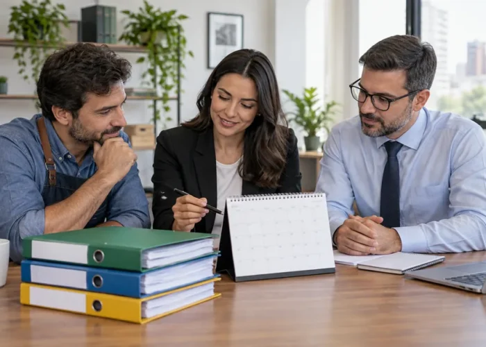 Equipe revisa calendário e pastas para evitar execução fiscal