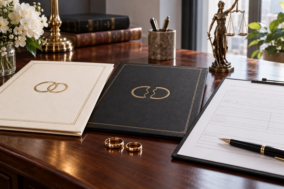 Documentos representam divórcio concluído e possibilidade de novo casamento