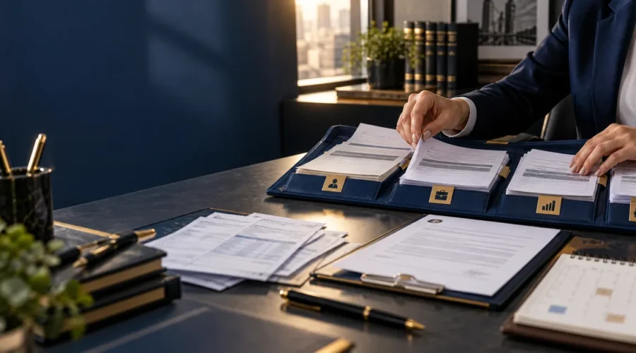 Dossiê organizado para análise de equiparação salarial