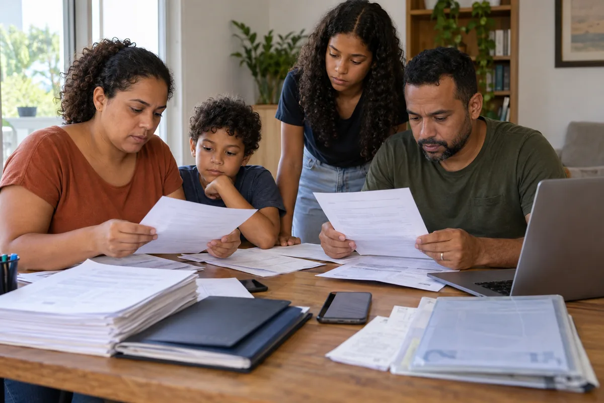 Família organiza laudos, renda e protocolos para recuperar o BPC