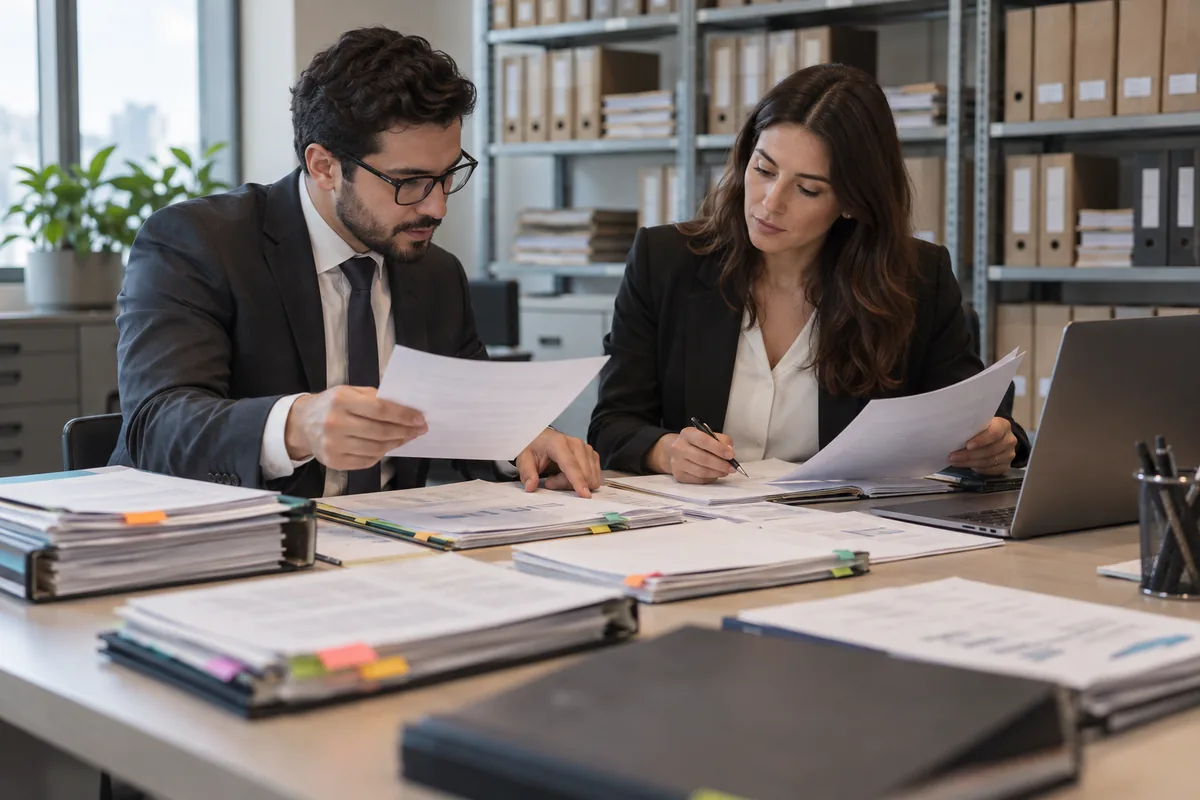 Equipe organiza evidências de elisão fiscal lícita