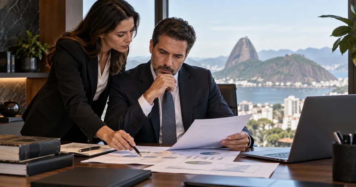 Executivo e advogada revisam plano de elisão fiscal