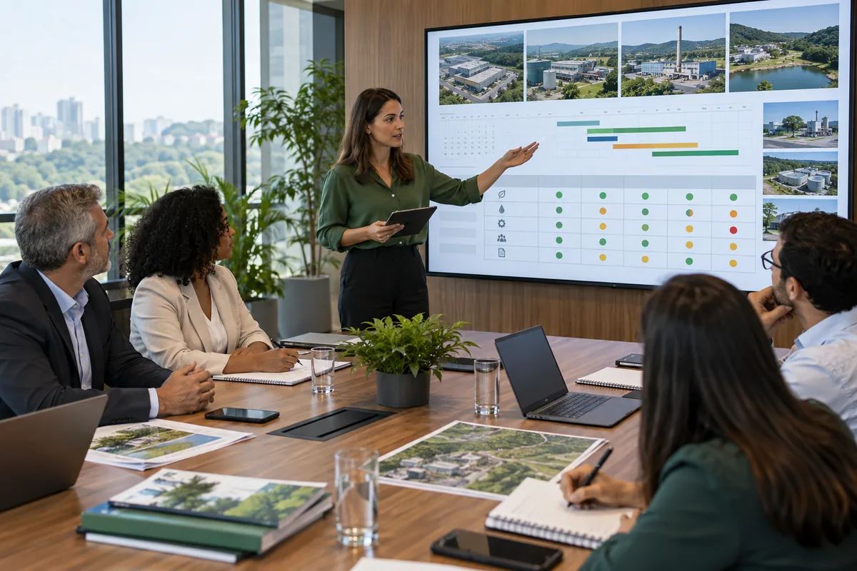 Equipe executiva acompanha licenças e condicionantes de várias unidades