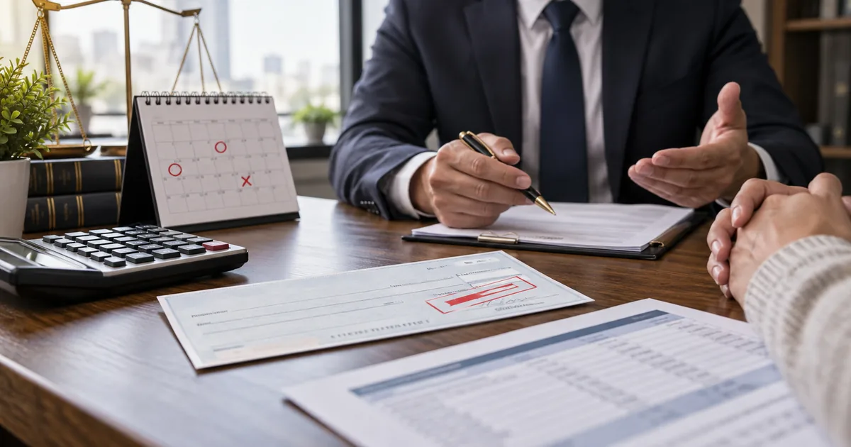 Credor recebe orientação sobre cheque devolvido