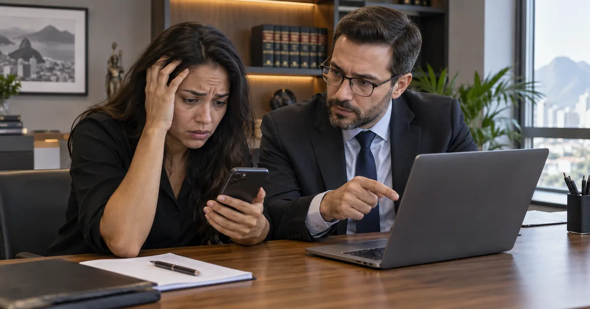 Advogado orienta cliente após fraude em aplicativo bancário