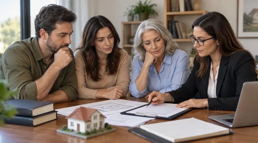 Família recebe orientação jurídica para inventário de imóvel