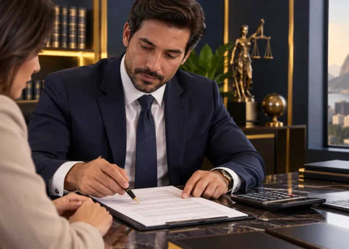 Advogado bancário revisa contrato e juros com cliente