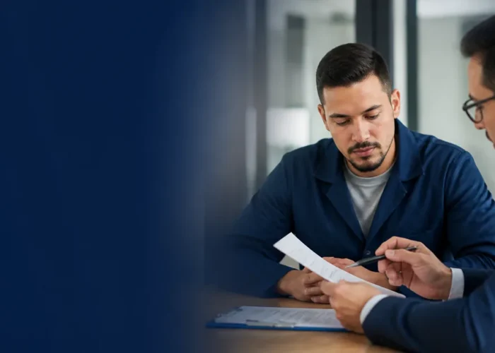 Trabalhador revisa cálculo da multa do FGTS