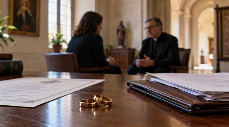 Processo de nulidade matrimonial em tribunal eclesiástico
