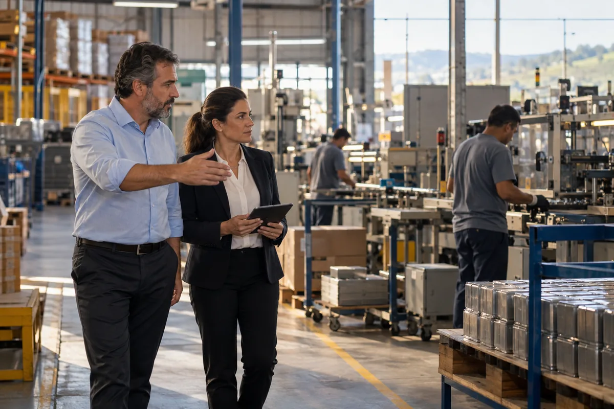 Gestores avaliam operação industrial durante reestruturação