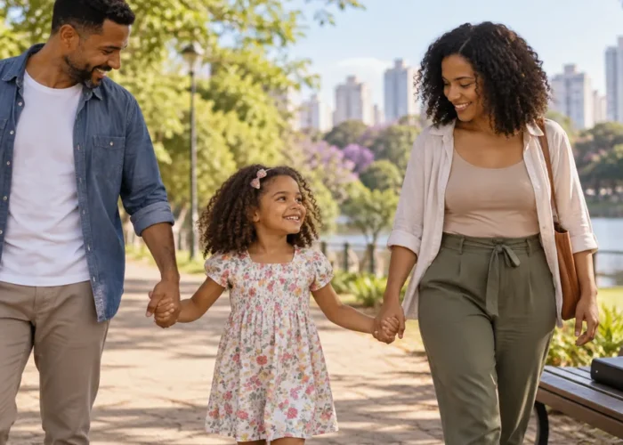 Criança preserva convivência com pai e mãe apesar da cobrança de pensão