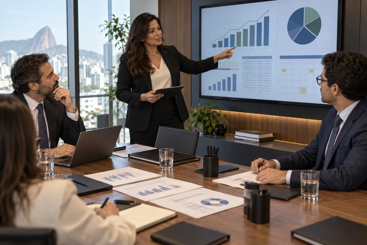 Equipe apresenta projeções para planejamento tributário empresarial