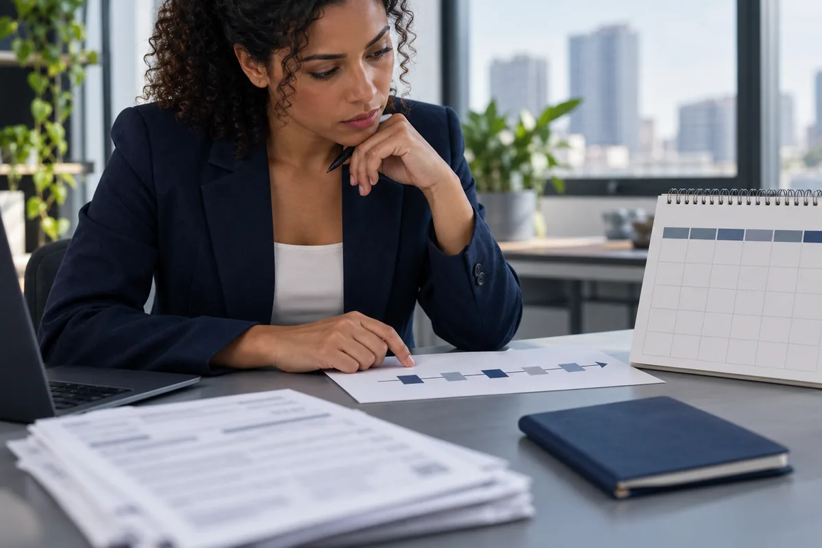 Trabalhadora analisa calendário e prazo da equiparação salarial