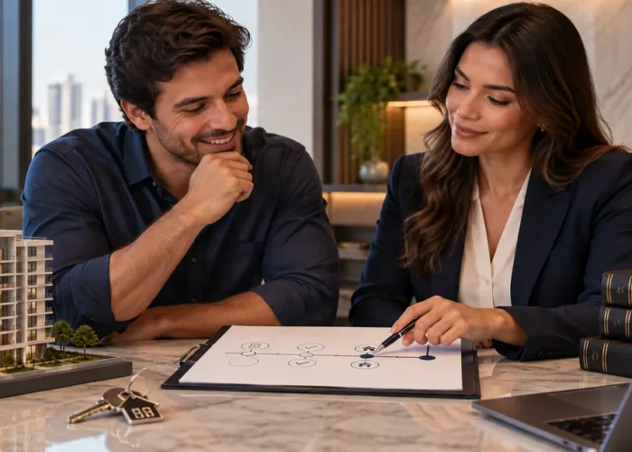 Comprador e advogada analisam a linha do tempo da imissão na posse