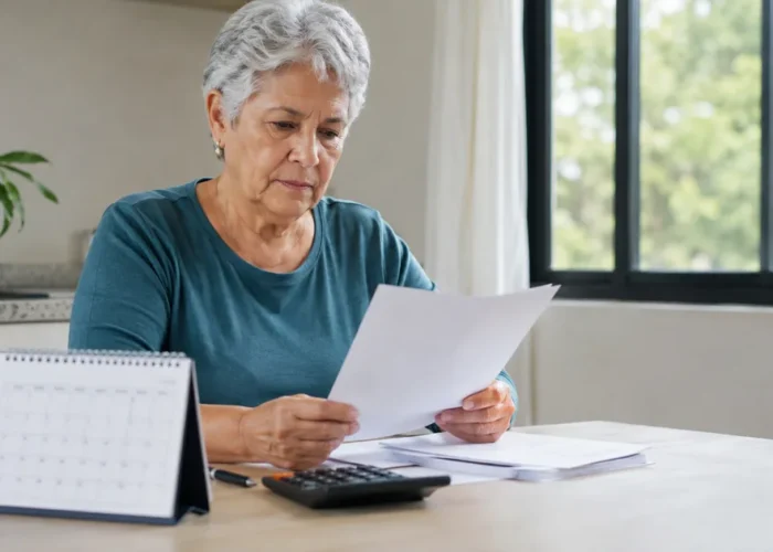 Aposentada confere documentos dentro do prazo de revisão do benefício