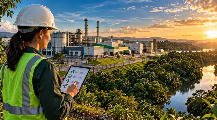 Auditoria ambiental preventiva em empreendimento junto a área preservada