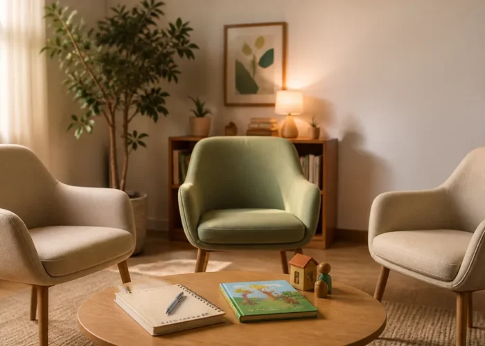 Sala de orientação acolhedora representa os desafios da adoção no Brasil