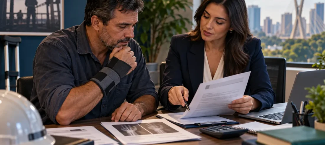 Como pedir revisão do auxílio-acidente Trabalhador analisa revisão do auxílio-acidente