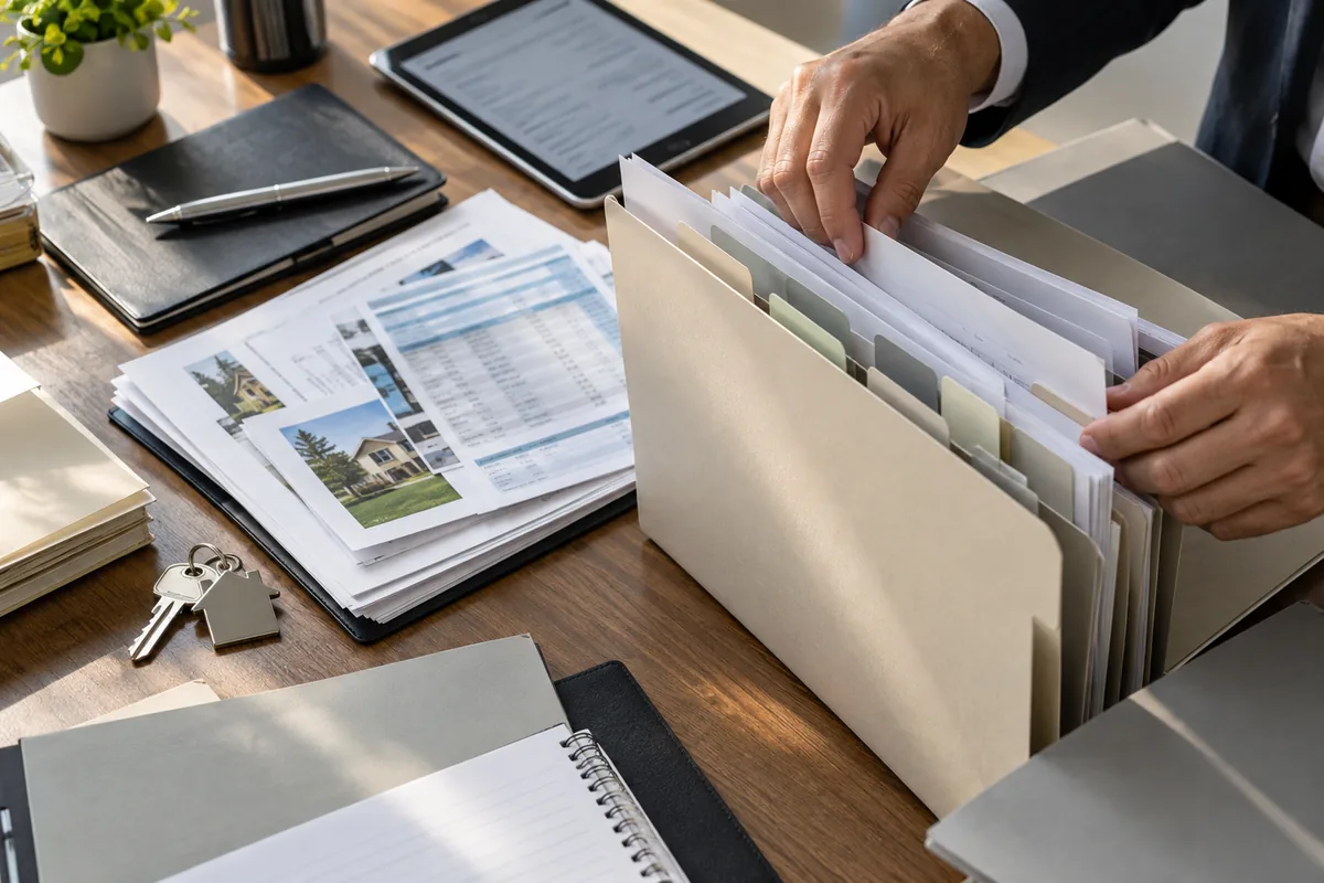 Documentos de propriedade organizados para impugnar penhora