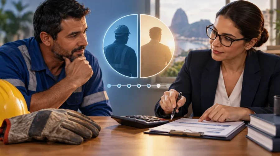 Trabalhador confere quanto receber de auxílio-acidente