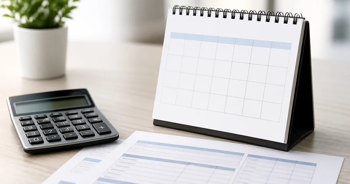 Calendário e documentos usados para conferir reajuste salarial