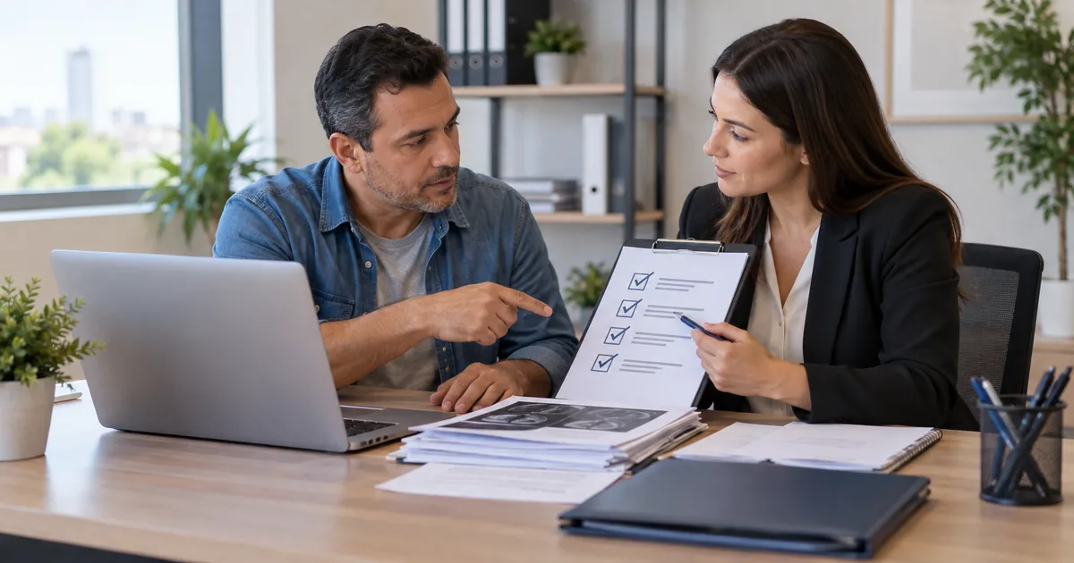 Segurado revisa checklist para recorrer de auxílio-doença negado