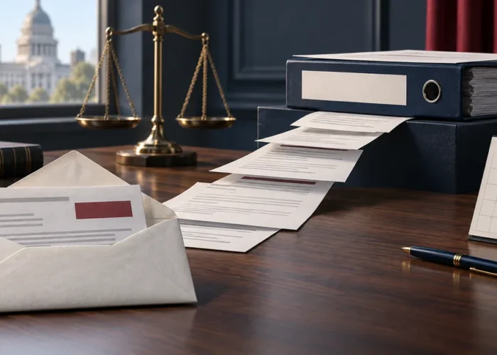 Documentos em sequência até a pasta de recurso tributário