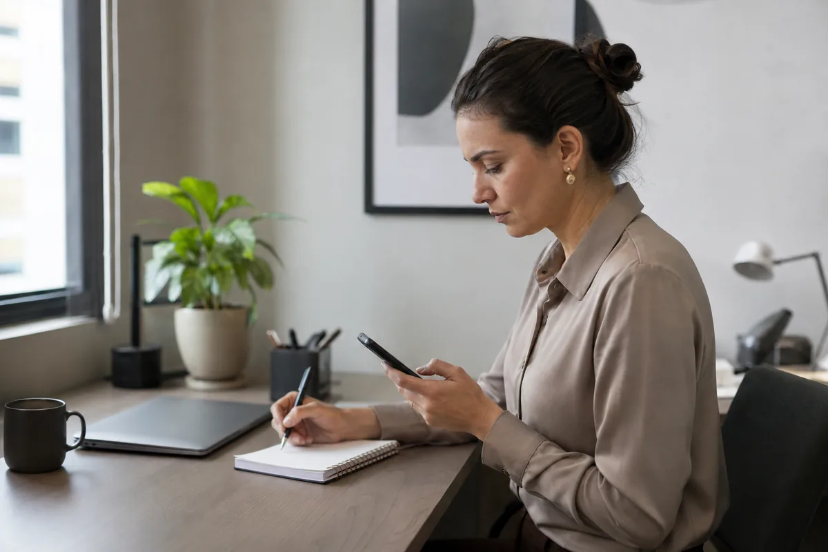 Trabalhadora registra fatos e preserva mensagens no celular