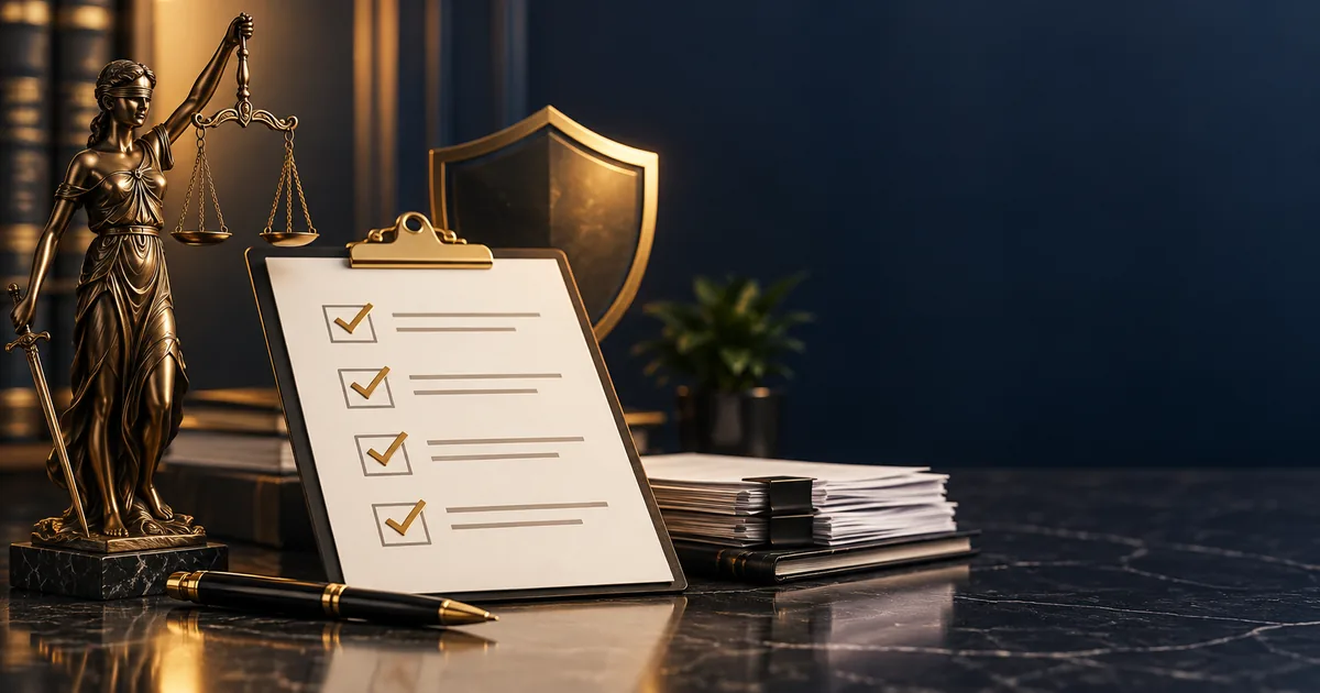 Checklist dos requisitos do mandado de segurança tributário