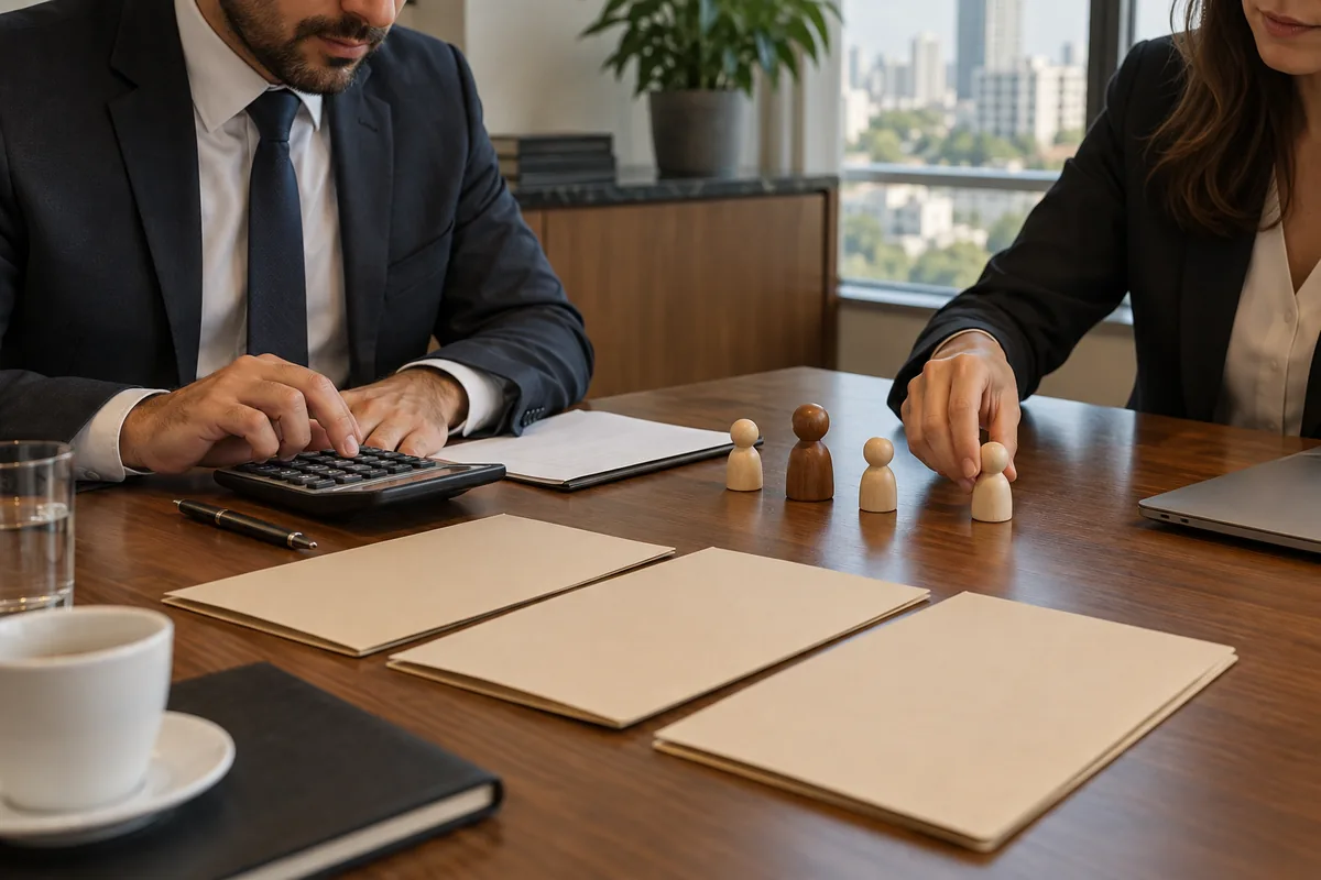 Profissionais avaliam valores e participantes de um acordo entre sócios