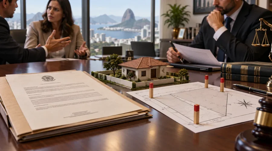 Citação, imóvel e planta representam a defesa do réu em usucapião