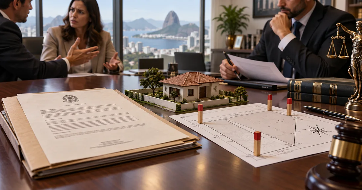 Citação, imóvel e planta representam a defesa do réu em usucapião