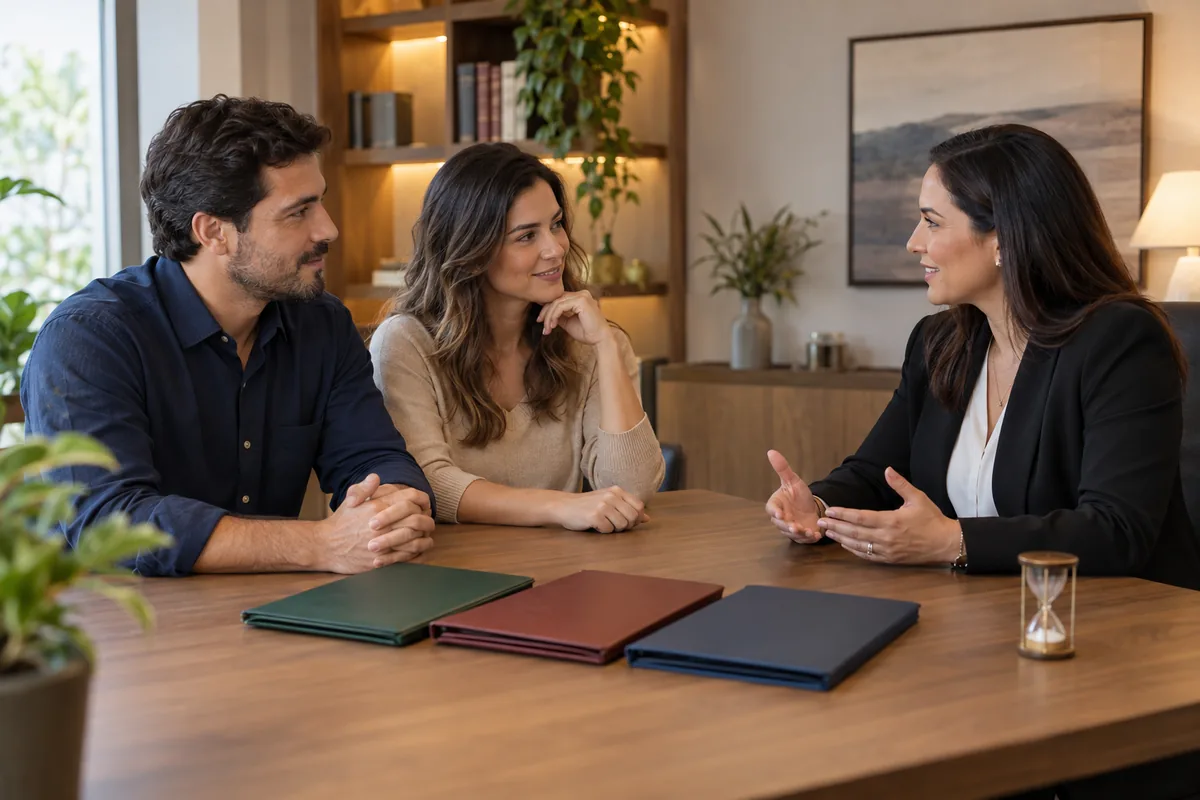 Casal organiza divórcio amigável com advogada