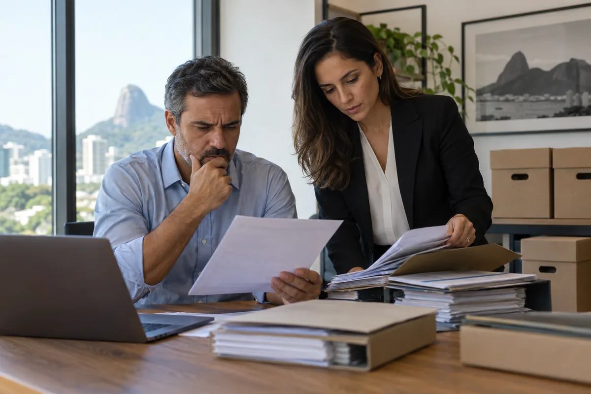 Contribuinte e advogada revisam cobrança de período passado