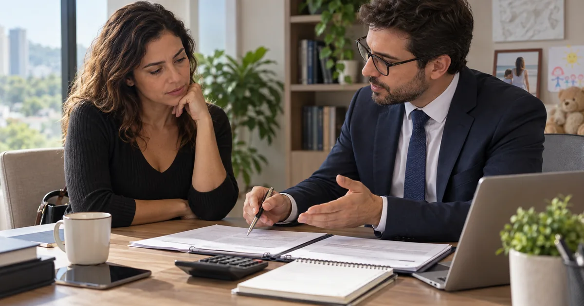 Cliente recebe orientação jurídica e financeira sobre separação