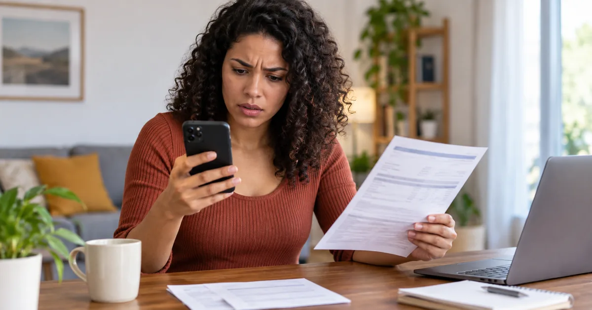 Consumidora compara fatura e celular após cobrança de assinatura desconhecida