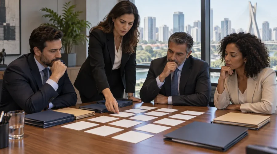 Advogada organiza categorias de disputas entre sócios