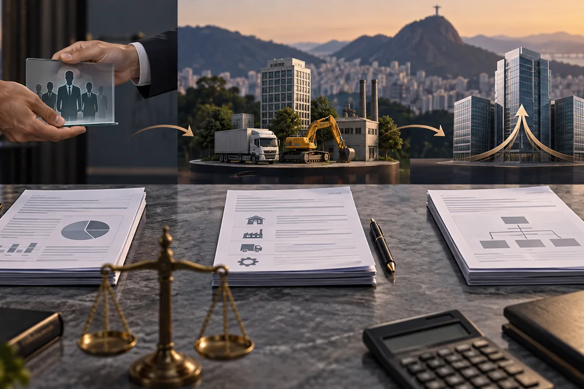 Comparação tributária entre compra de ações, ativos e incorporação